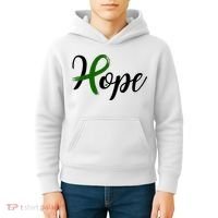 Hope Mental Health Awareness Ribbon Kids Hoodie thumb 4