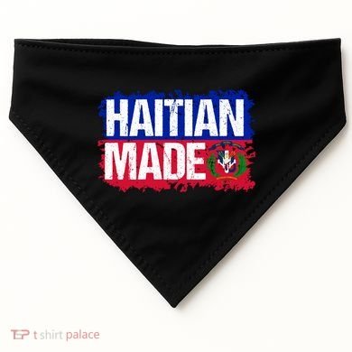 Haitian Made Haiti Pride T USA-Made Doggie Bandana