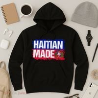 Haitian Made Haiti Pride T Hoodie thumb 3