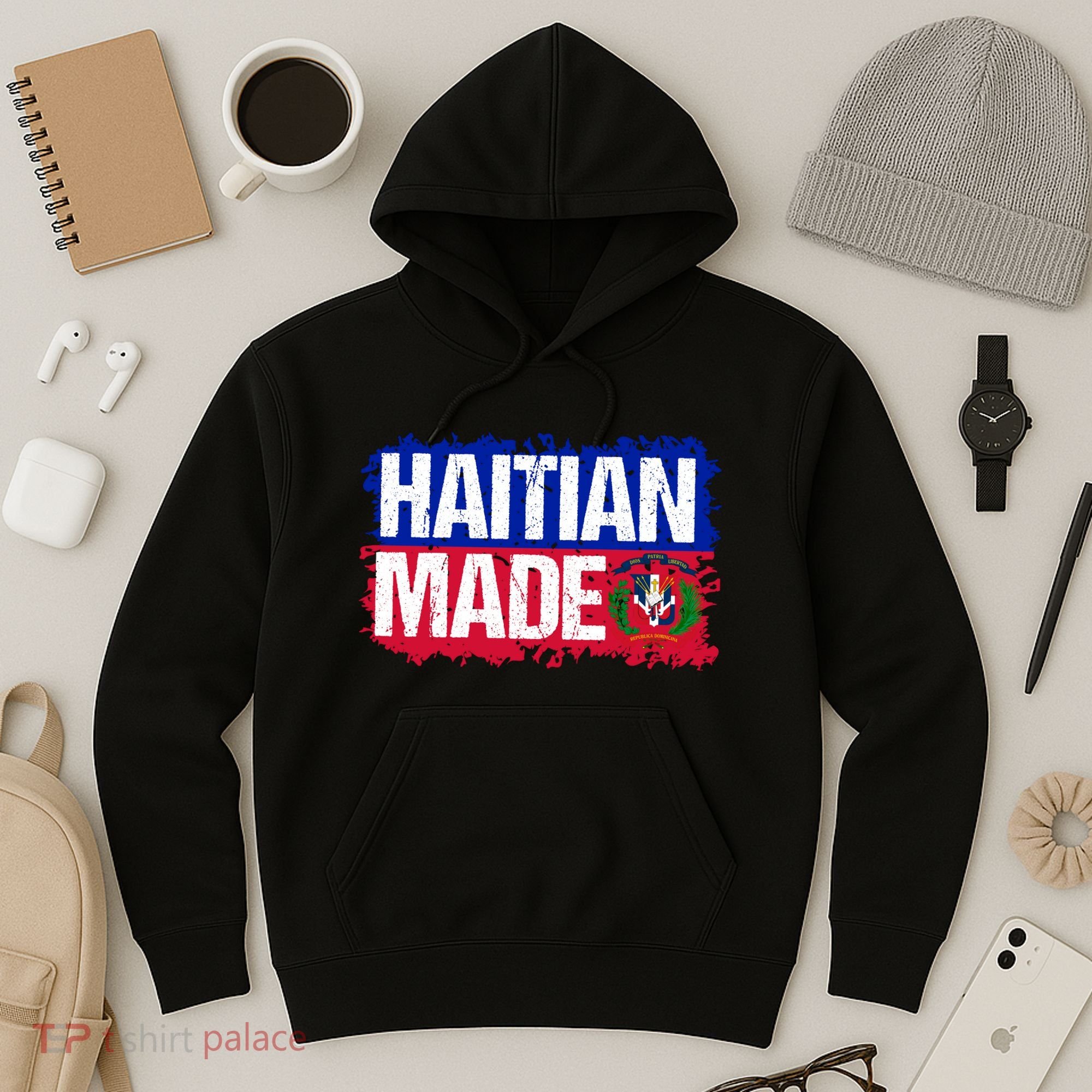 Haitian Made Haiti Pride T Hoodie