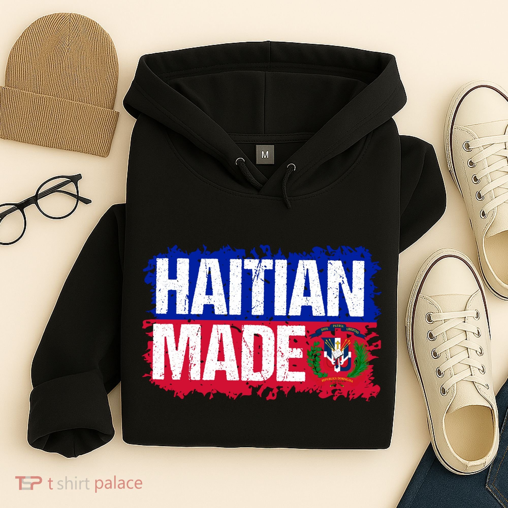 Haitian Made Haiti Pride T Hoodie