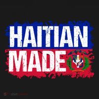 Haitian Made Haiti Pride T Button thumb 1