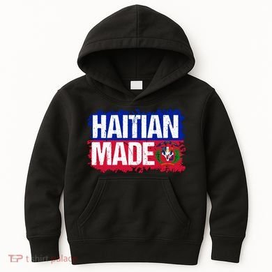 Haitian Made Haiti Pride T Kids Hoodie