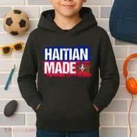 Haitian Made Haiti Pride T Kids Hoodie thumb 2