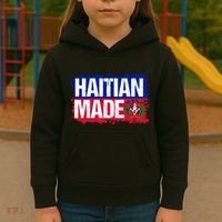 Haitian Made Haiti Pride T Kids Hoodie thumb 3