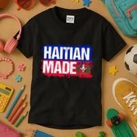 Haitian Made Haiti Pride T Kids T-Shirt thumb 3