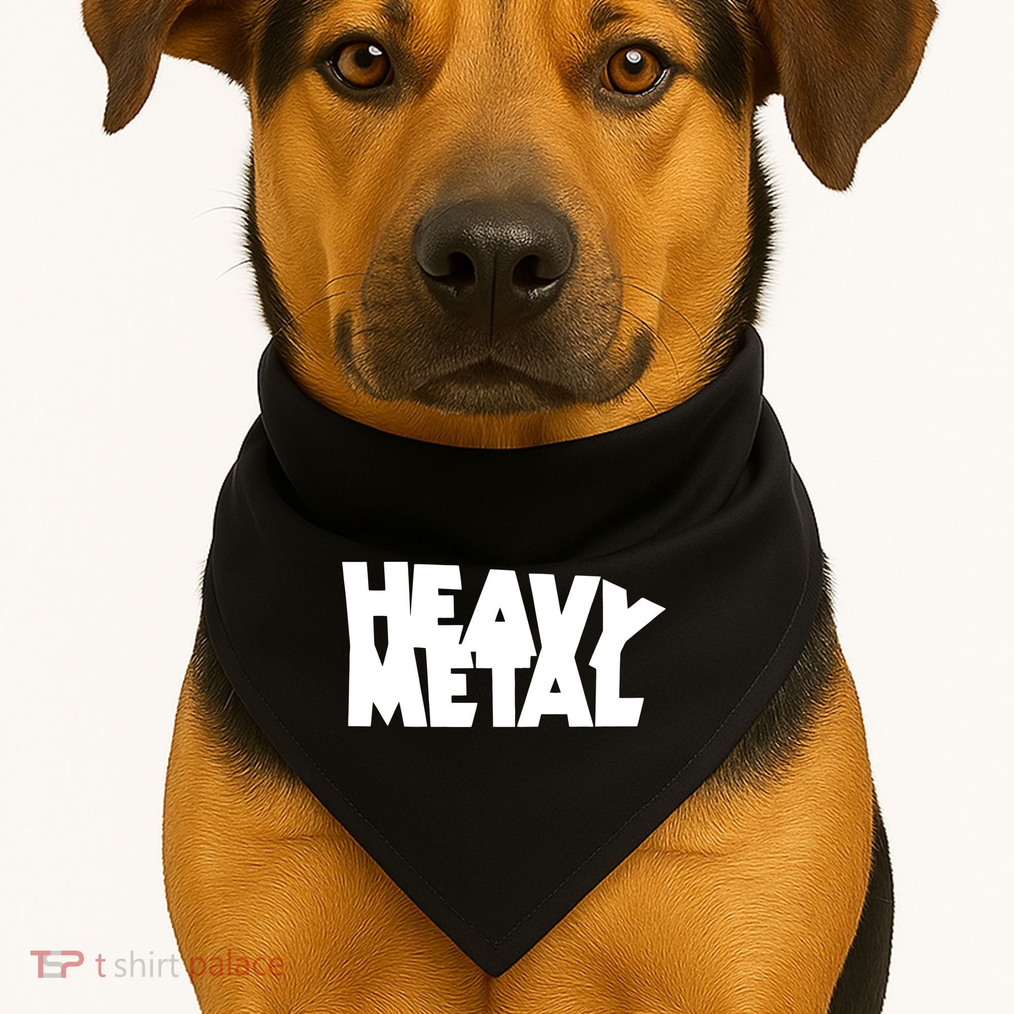 Heavy Metal USA-Made Doggie Bandana