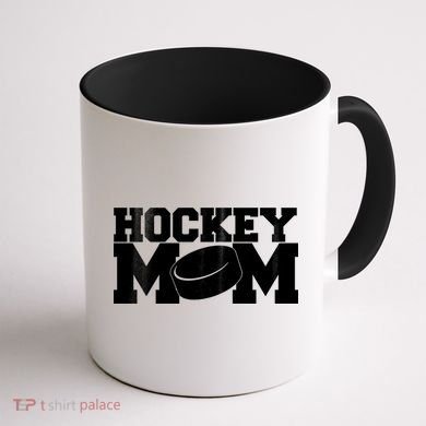 Hockey Mom Coffee Mug back