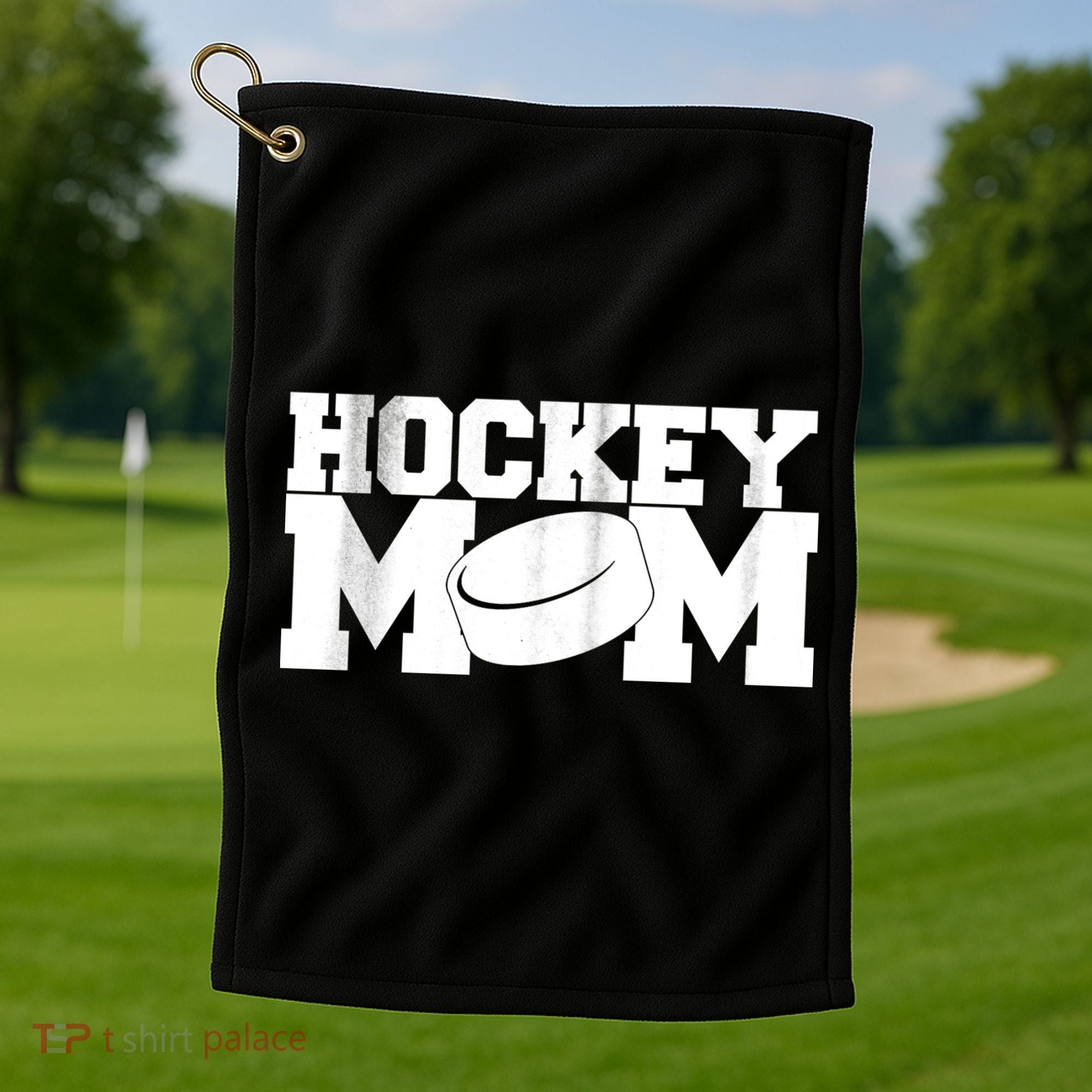 Hockey Mom Golf Towel