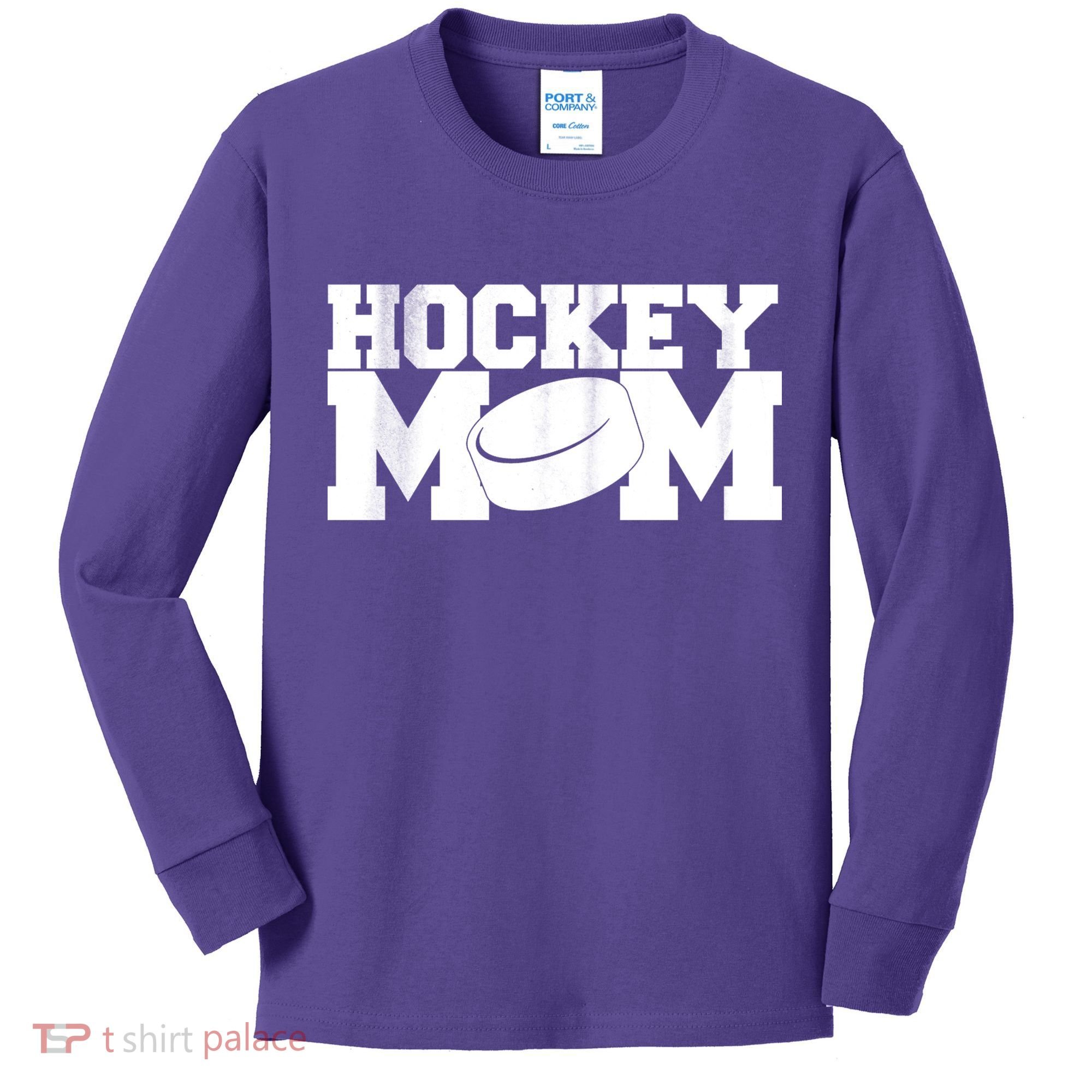 Hockey Mom Kids Long Sleeve Shirt