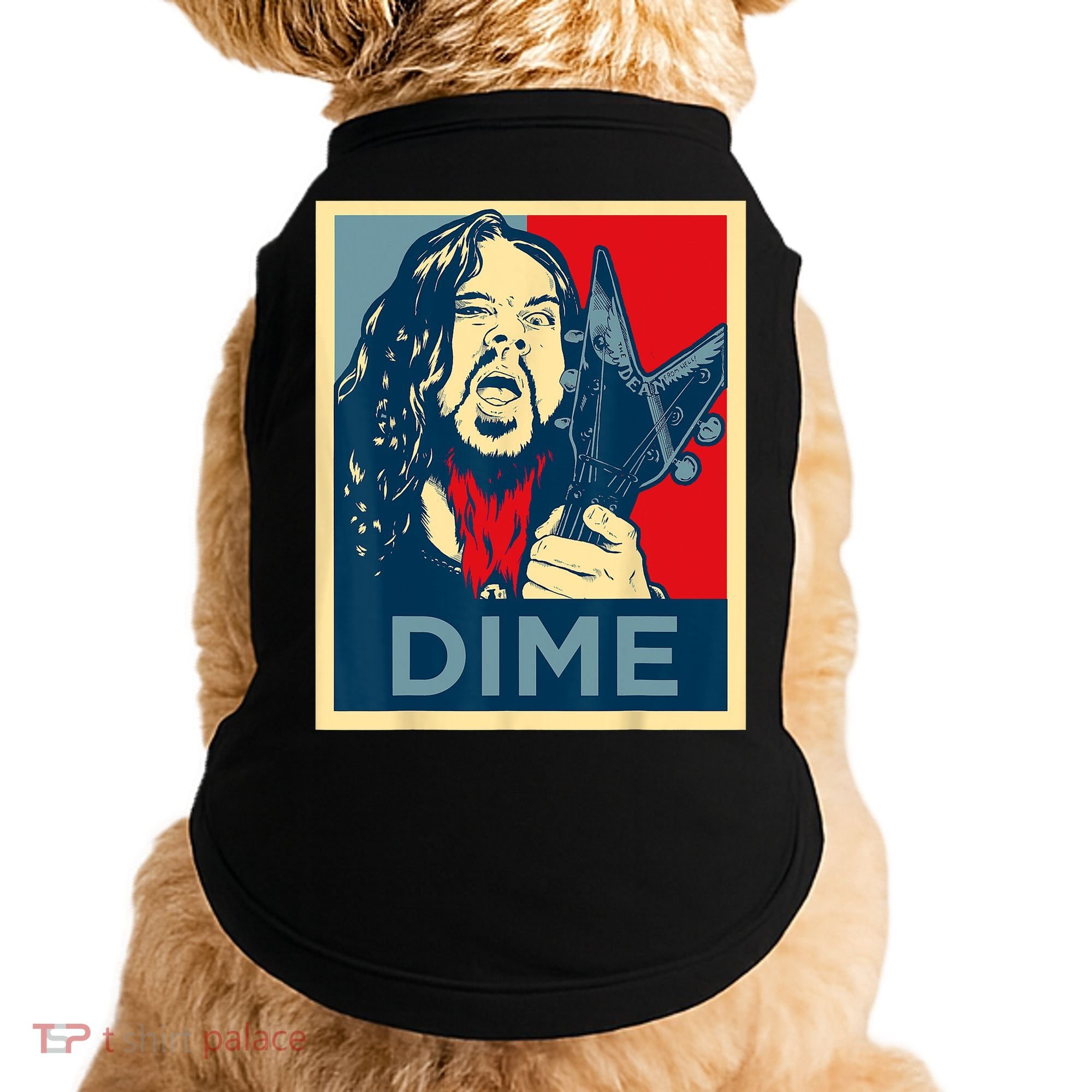 Heavy Metal Hope Poster Dime Dimebag Obama Darrell Guitar Doggie Tank