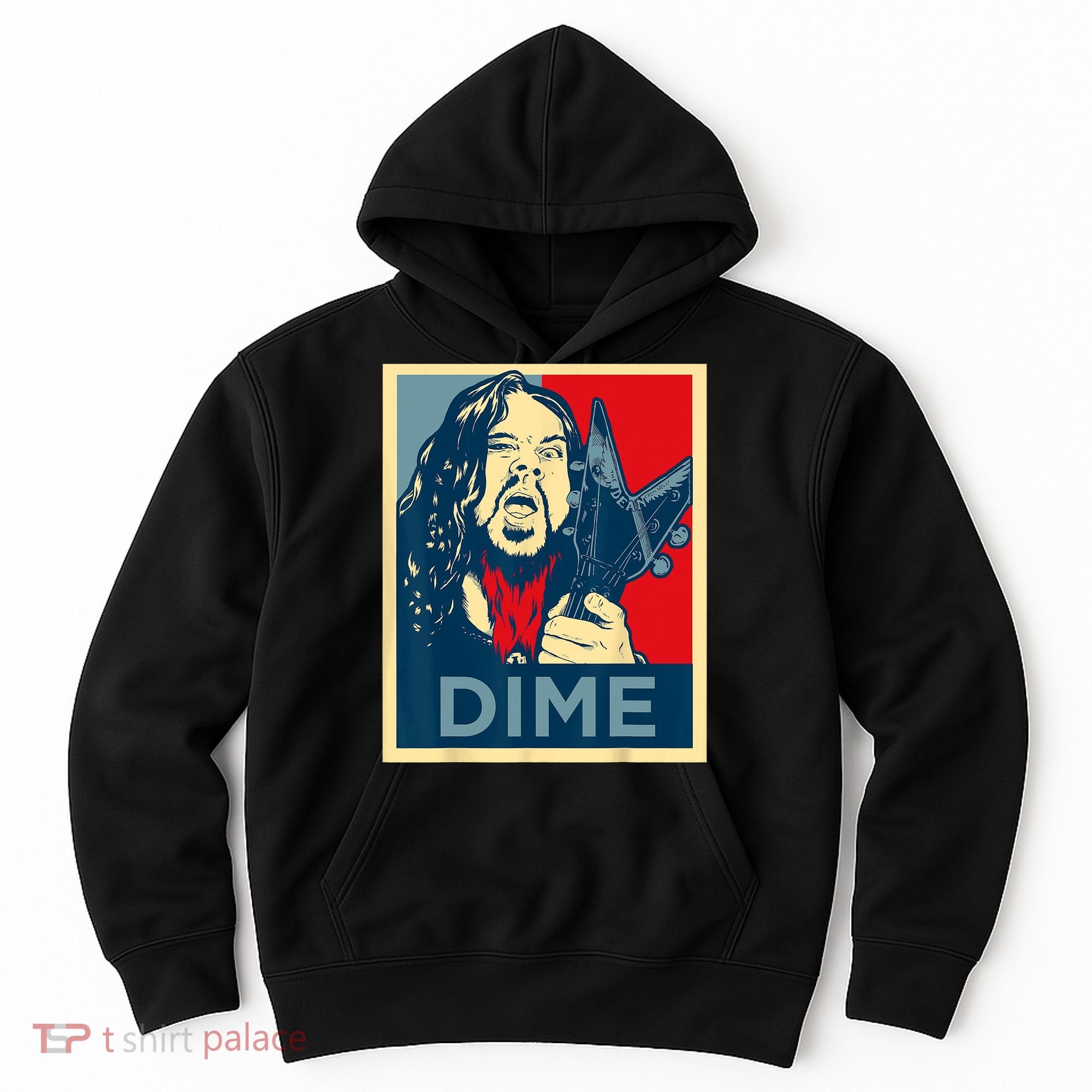 Heavy Metal Hope Poster Dime Dimebag Obama Darrell Guitar Hoodie