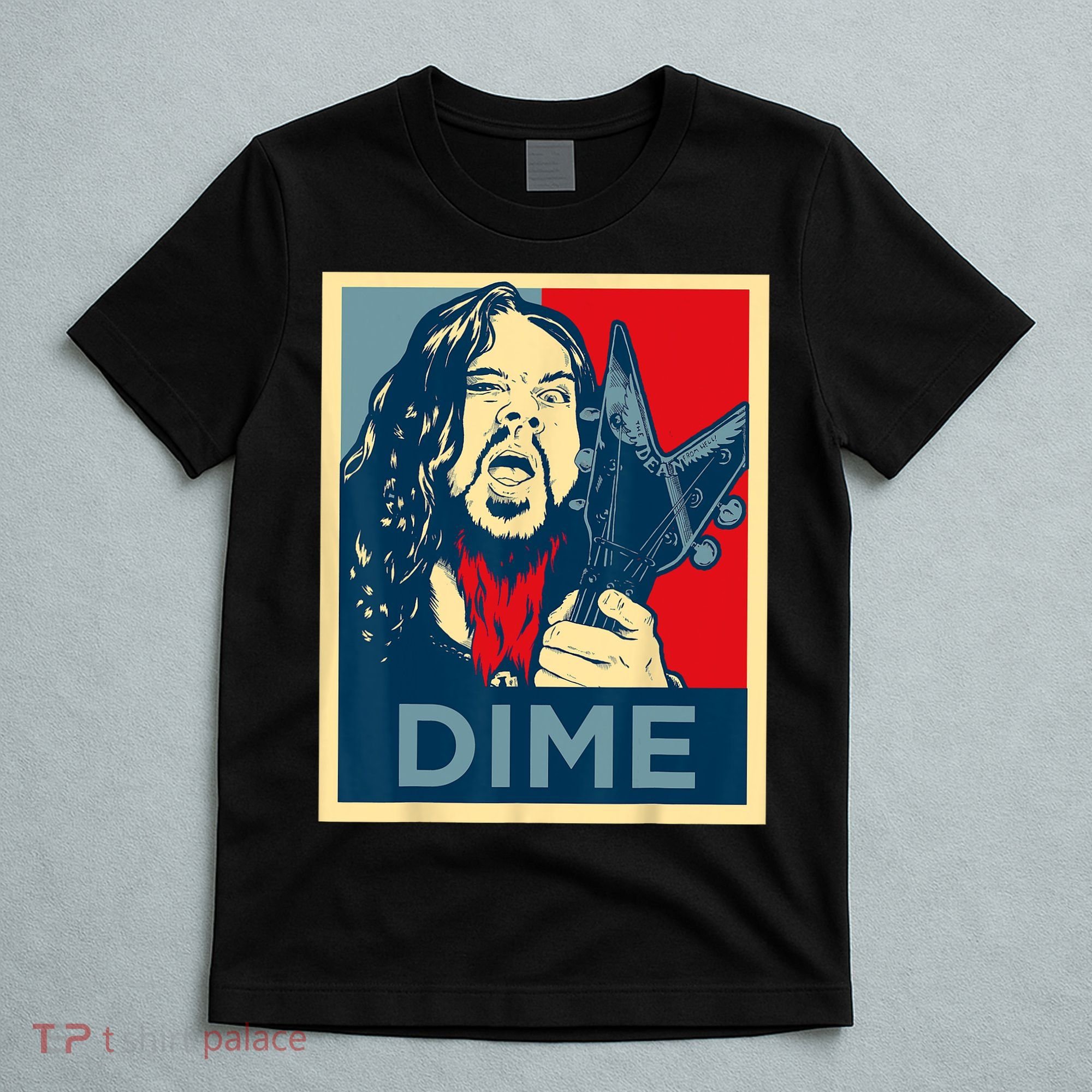 Heavy Metal Hope Poster Dime Dimebag Obama Darrell Guitar T-Shirt