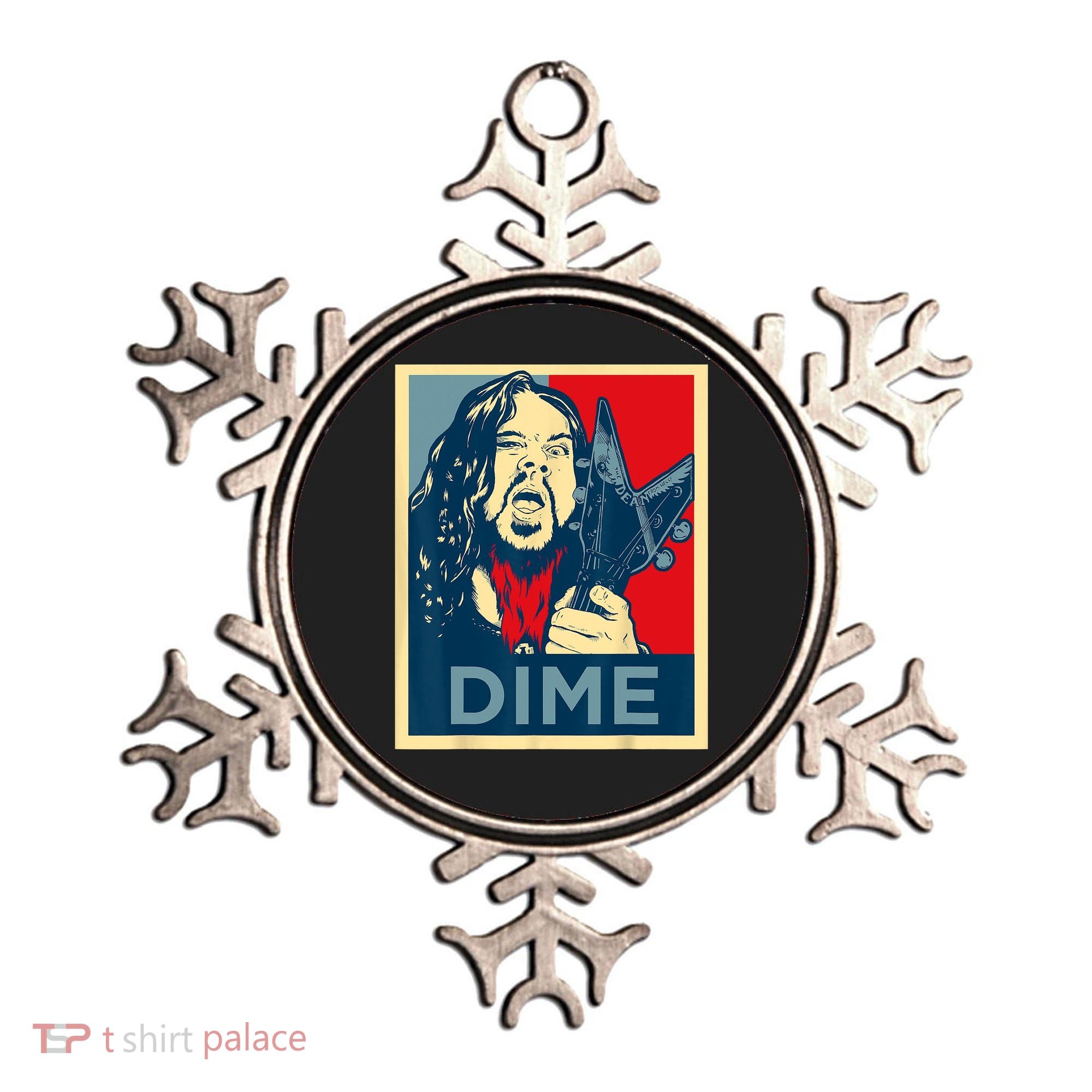 Heavy Metal Hope Poster Dime Dimebag Obama Darrell Guitar Ornament