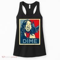 Heavy Metal Hope Poster Dime Dimebag Obama Darrell Guitar Women's Tank Top thumb 0