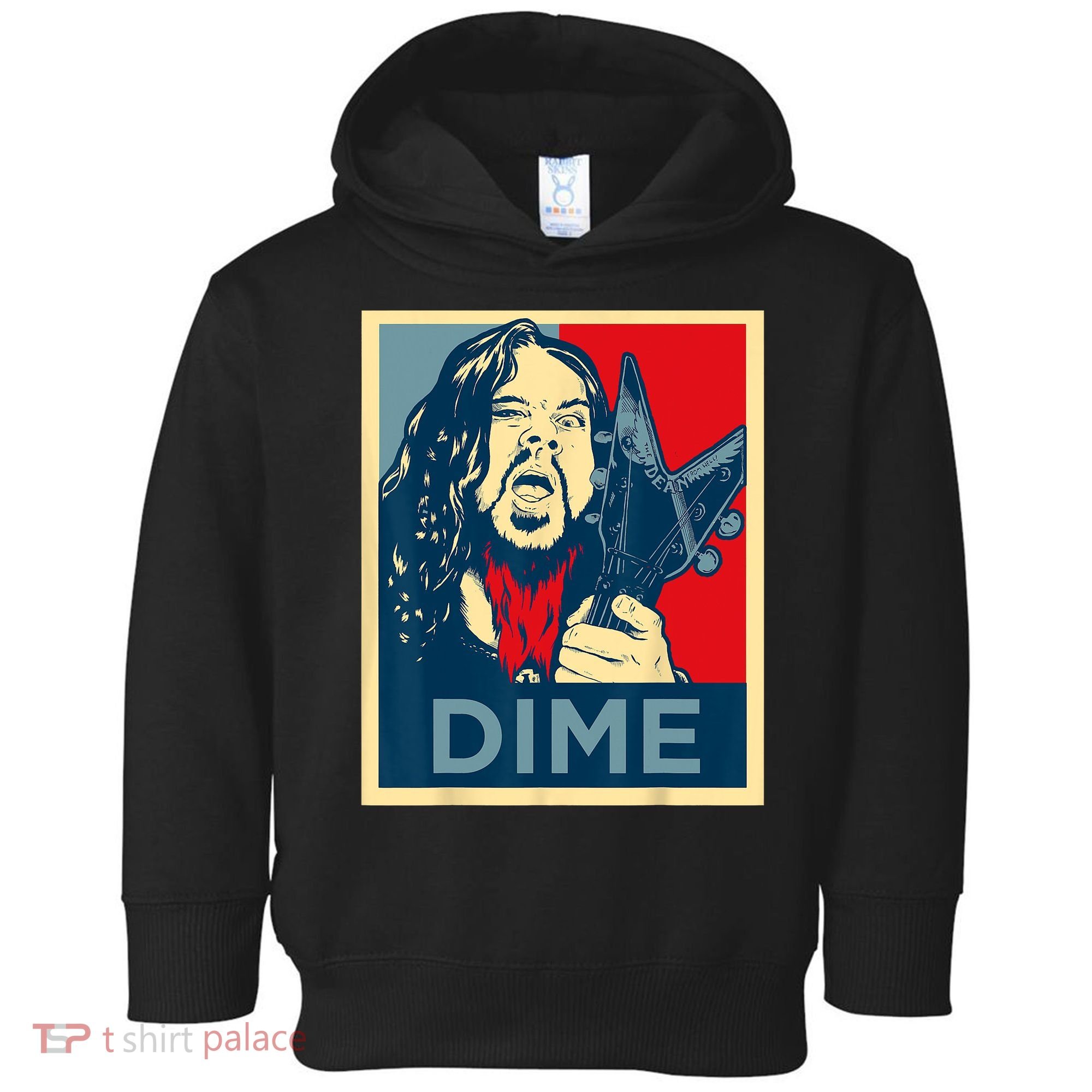Heavy Metal Hope Poster Dime Dimebag Obama Darrell Guitar Toddler Hoodie