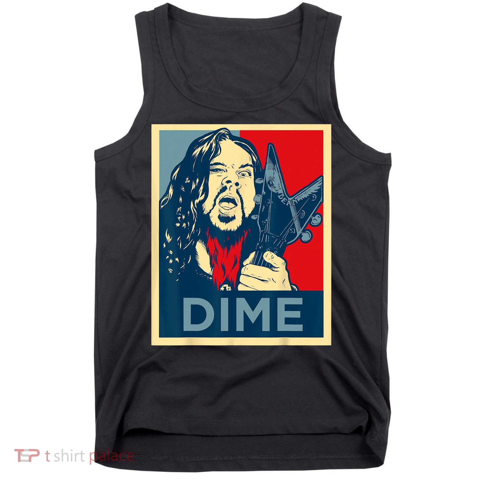 Heavy Metal Hope Poster Dime Dimebag Obama Darrell Guitar Tank Top