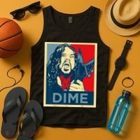 Heavy Metal Hope Poster Dime Dimebag Obama Darrell Guitar Tank Top thumb 4