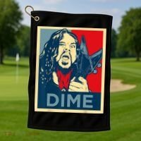 Heavy Metal Hope Poster Dime Dimebag Obama Darrell Guitar Golf Towel thumb 1