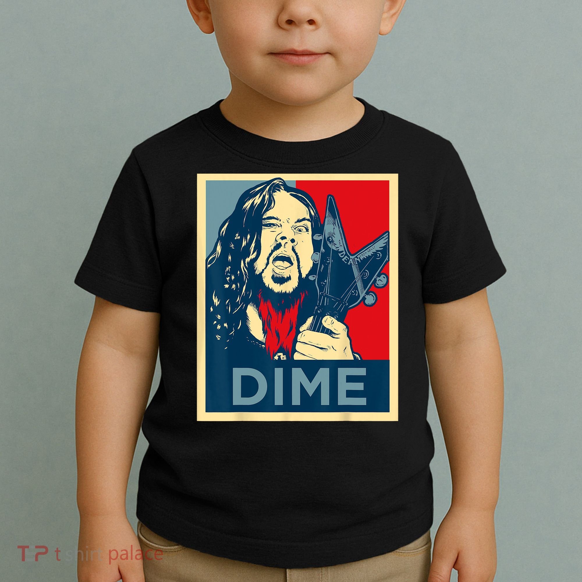Heavy Metal Hope Poster Dime Dimebag Obama Darrell Guitar Toddler T-Shirt