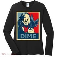 Heavy Metal Hope Poster Dime Dimebag Obama Darrell Guitar Women's Long Sleeve Shirt thumb 0
