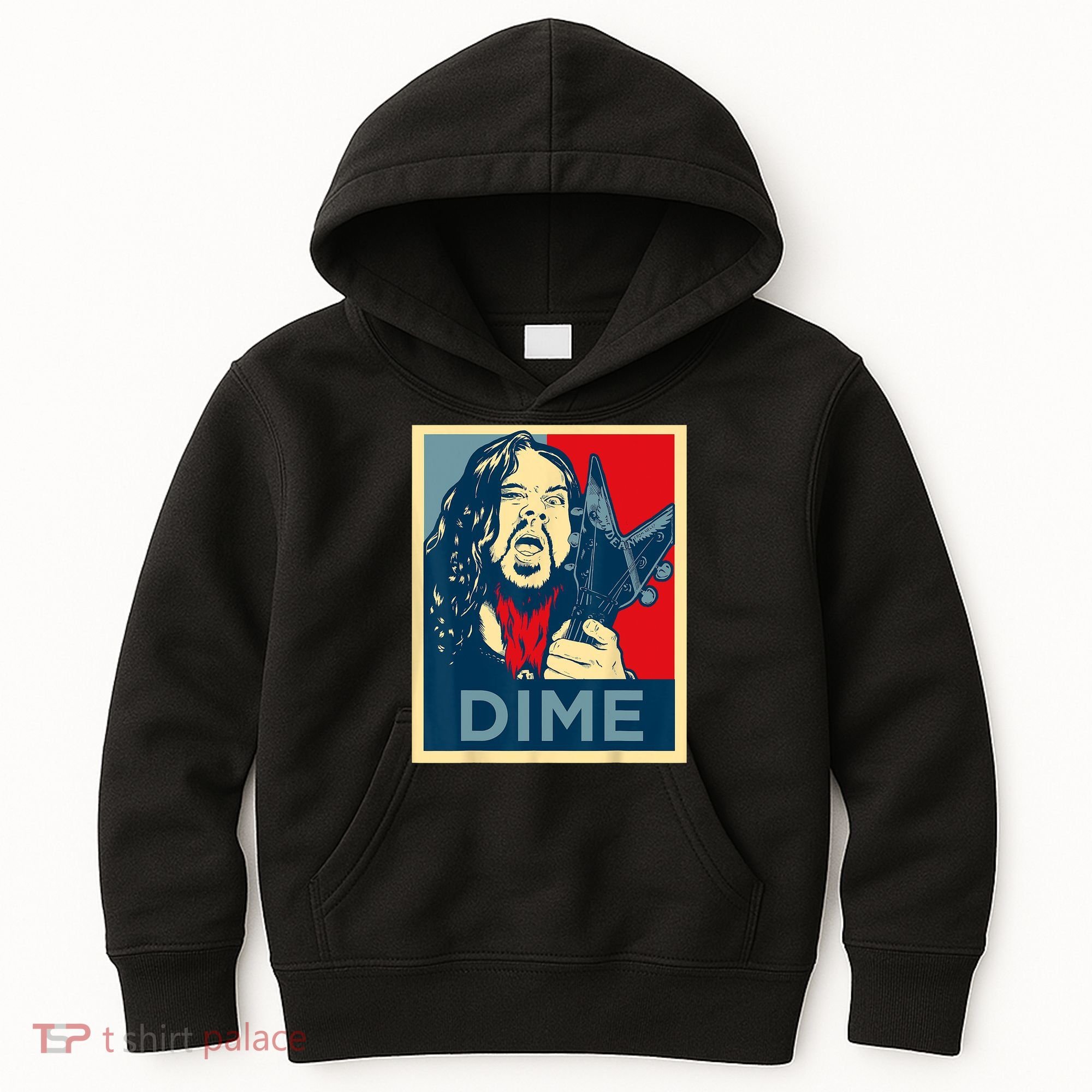 Heavy Metal Hope Poster Dime Dimebag Obama Darrell Guitar Kids Hoodie