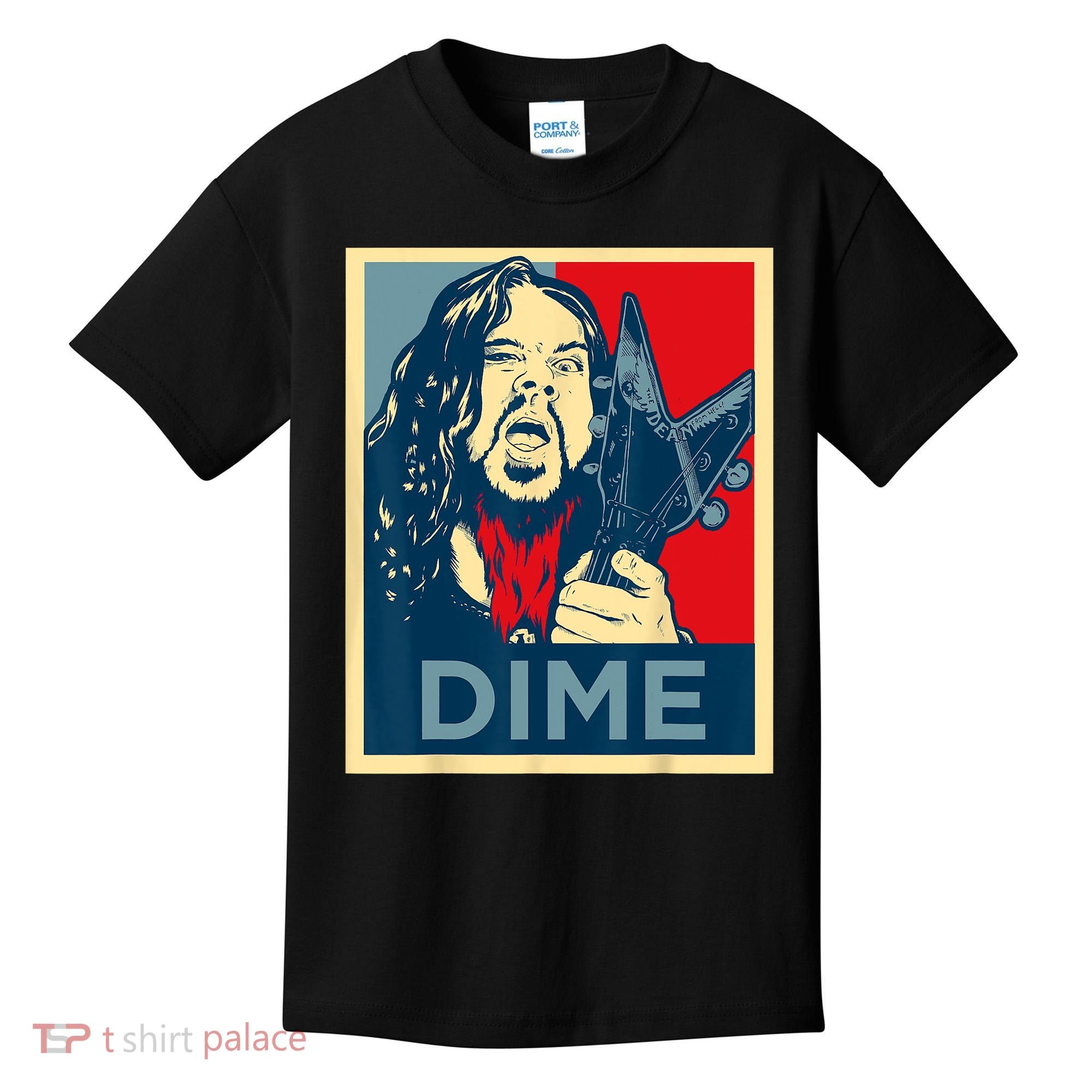 Heavy Metal Hope Poster Dime Dimebag Obama Darrell Guitar Kids T-Shirt