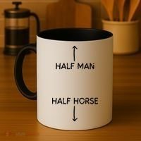 Half Man Half Horse Funny Coffee Mug thumb 4