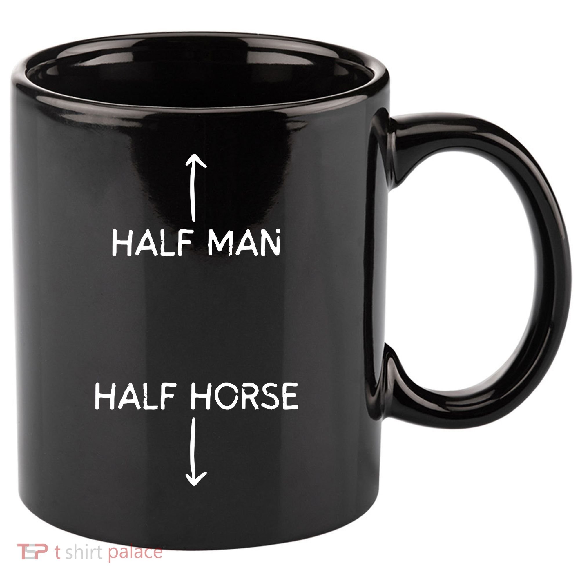 Half Man Half Horse Funny 11oz C Handle Ceramic Mug