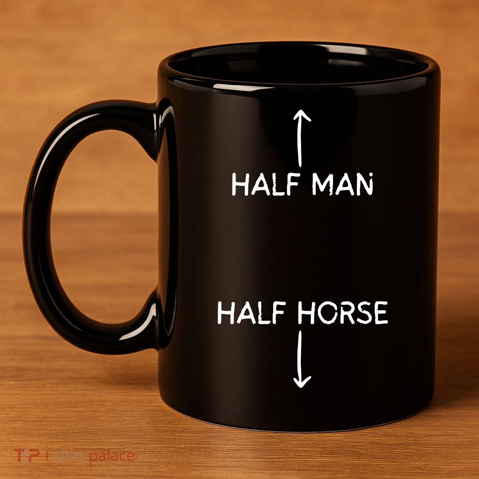 Half Man Half Horse Funny 11oz C Handle Ceramic Mug