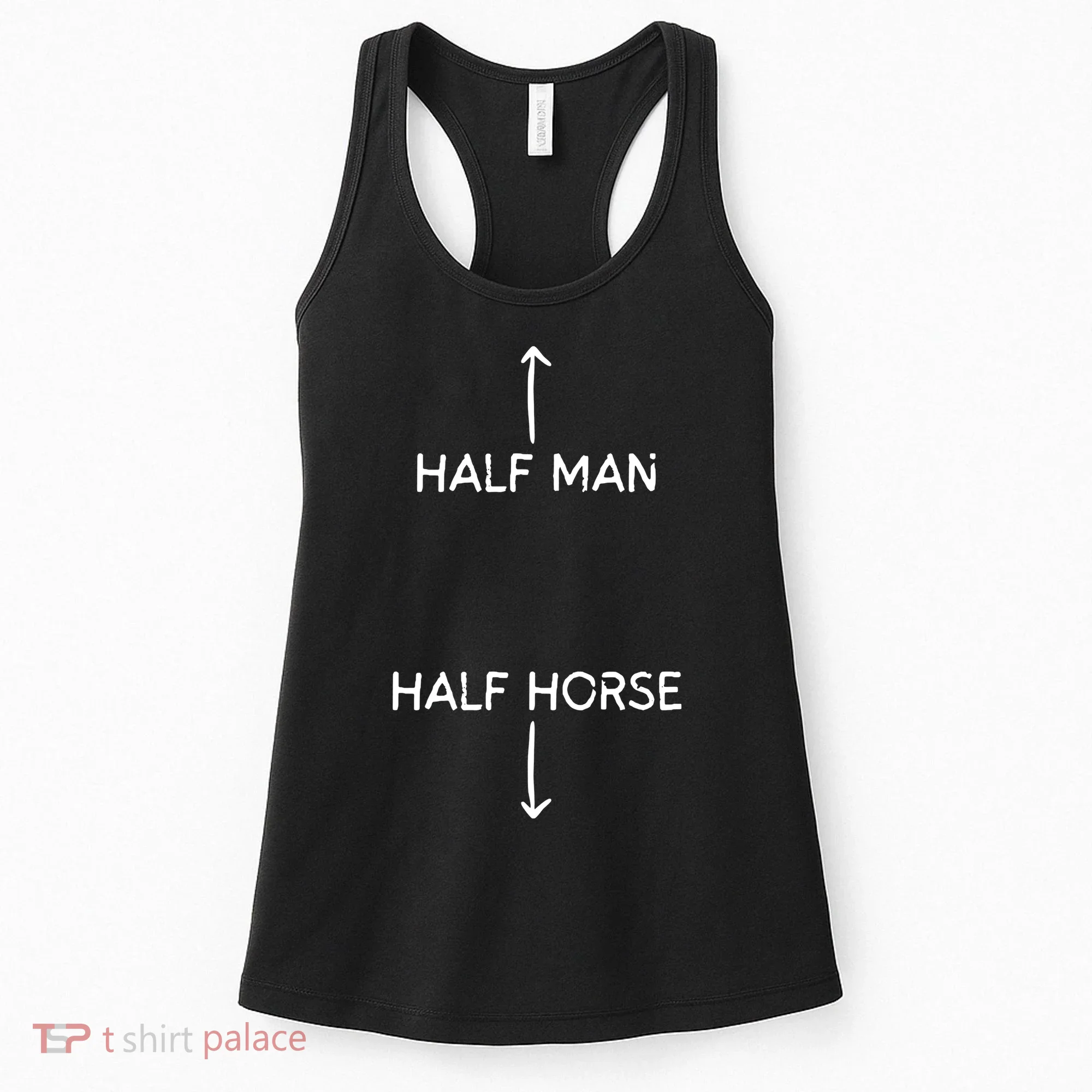 Half Man Half Horse Funny Women's Tank Top