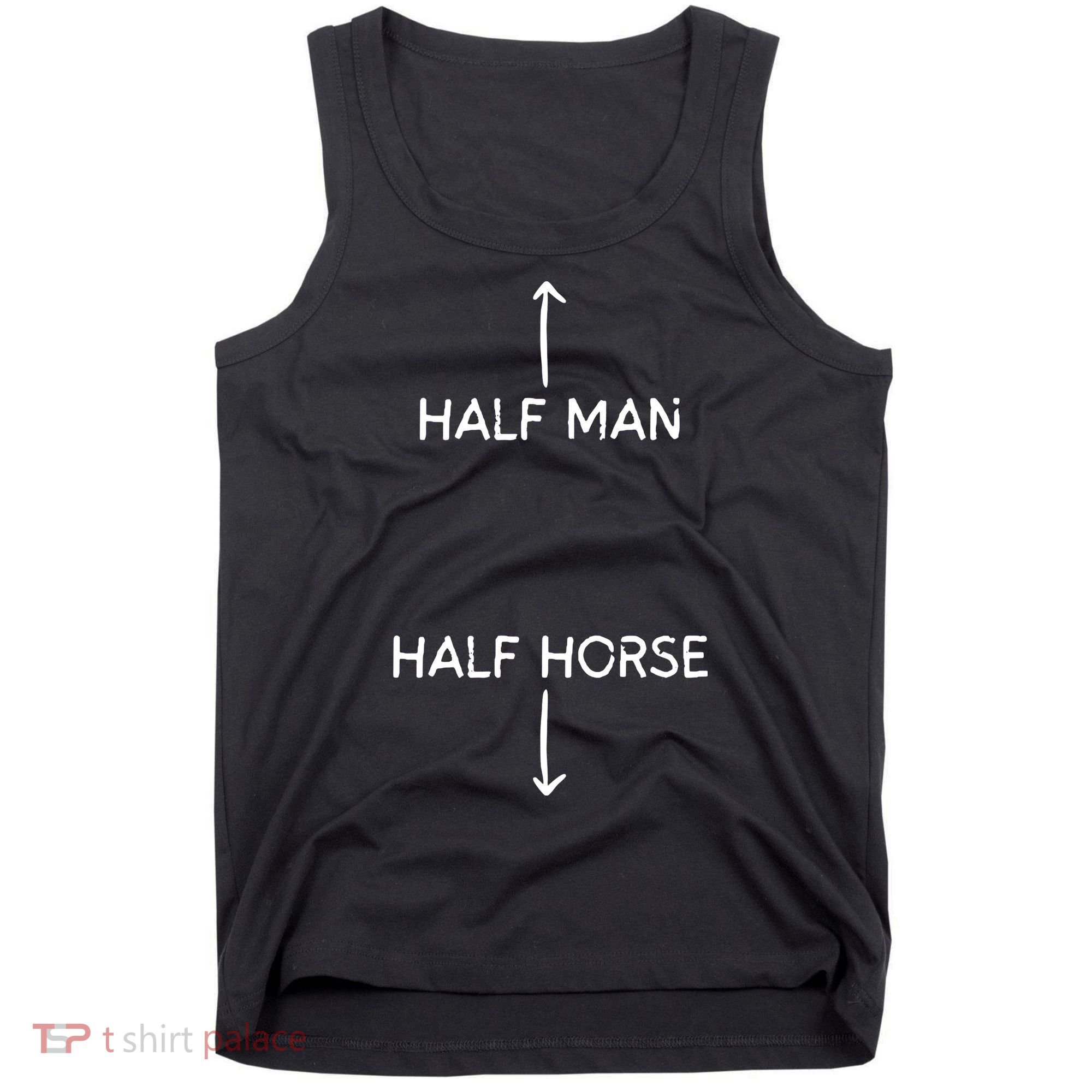 Half Man Half Horse Funny Tank Top