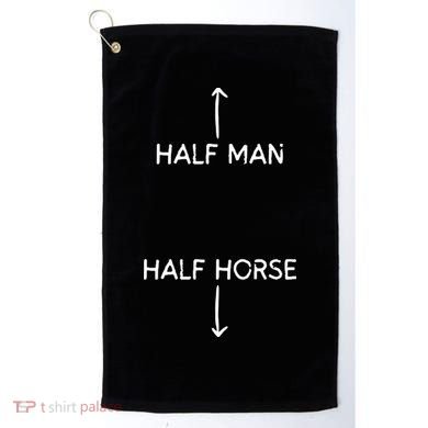 Half Man Half Horse Funny Golf Towel