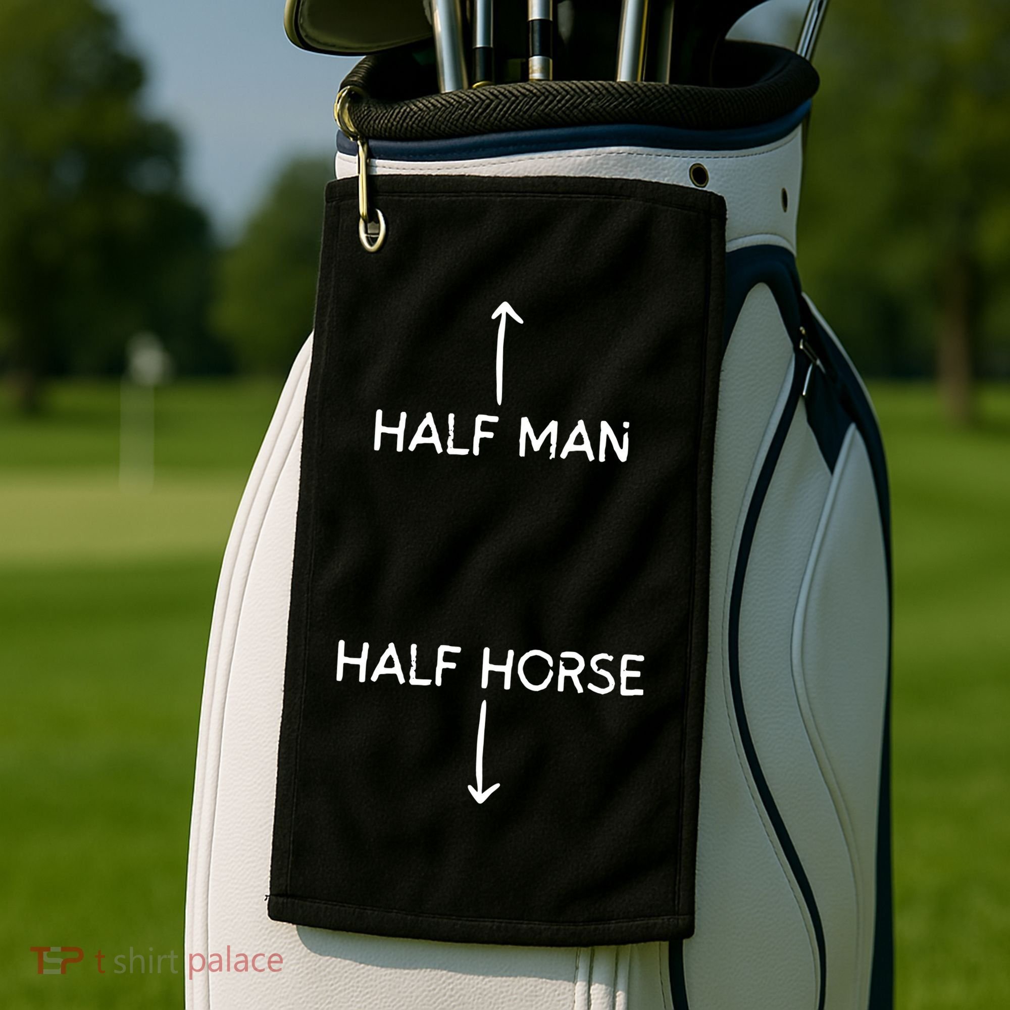 Half Man Half Horse Funny Golf Towel