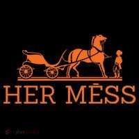 Her Mess Horse Carriage Funny Coffee Mug thumb 5
