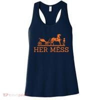 Her Mess Horse Carriage Funny Women's Tank Top thumb 0