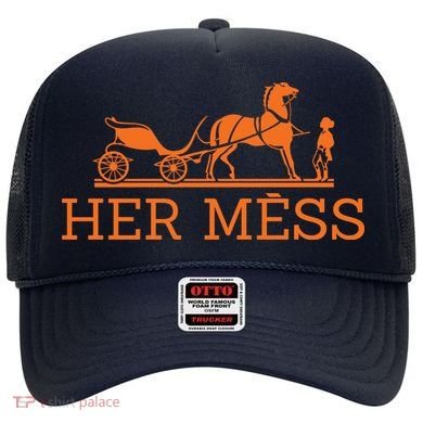 Her Mess Horse Carriage Funny Hat