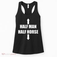 Half Man Half Horse Funny Women's Tank Top thumb 0