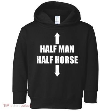 Half Man Half Horse Funny Toddler Hoodie