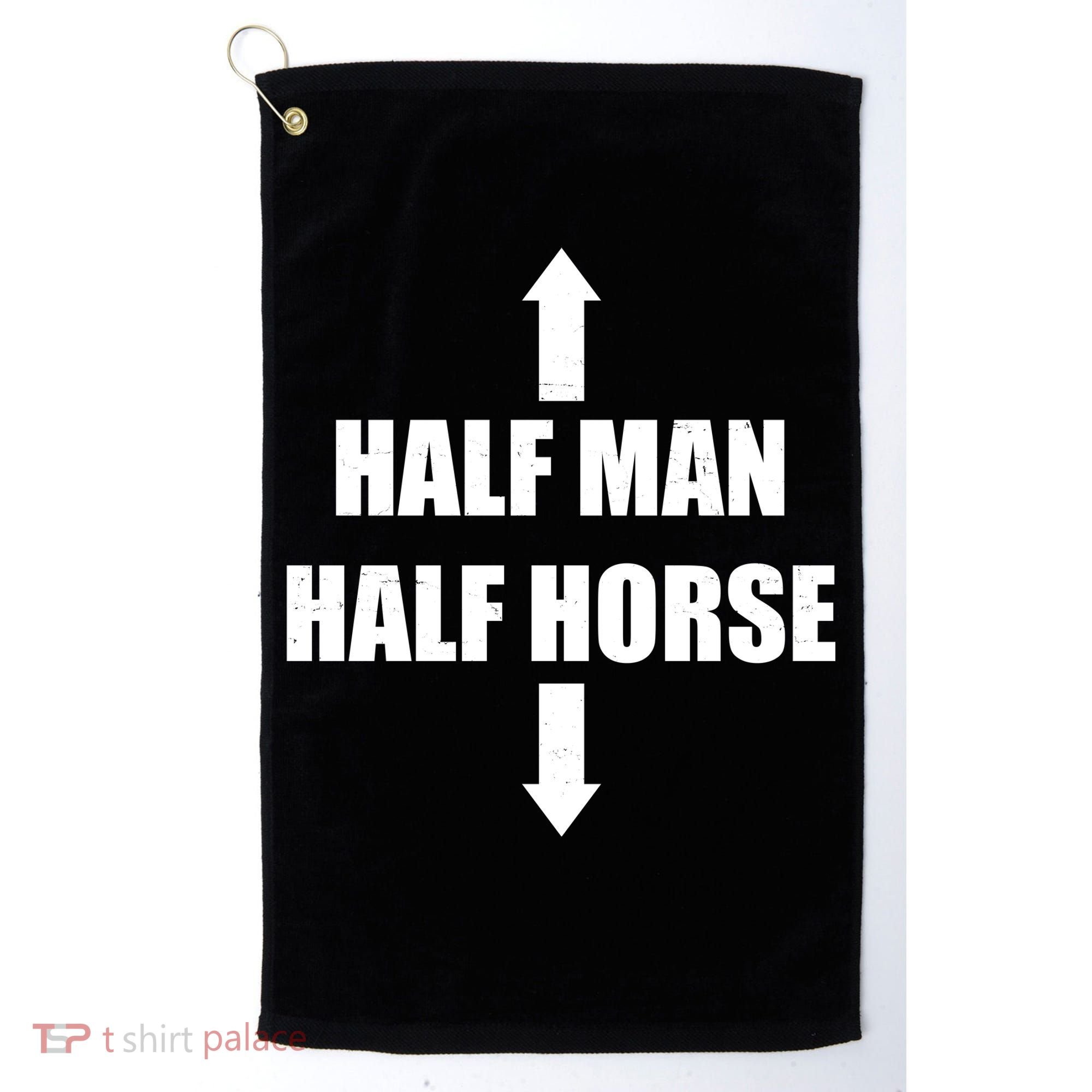 Half Man Half Horse Funny Golf Towel