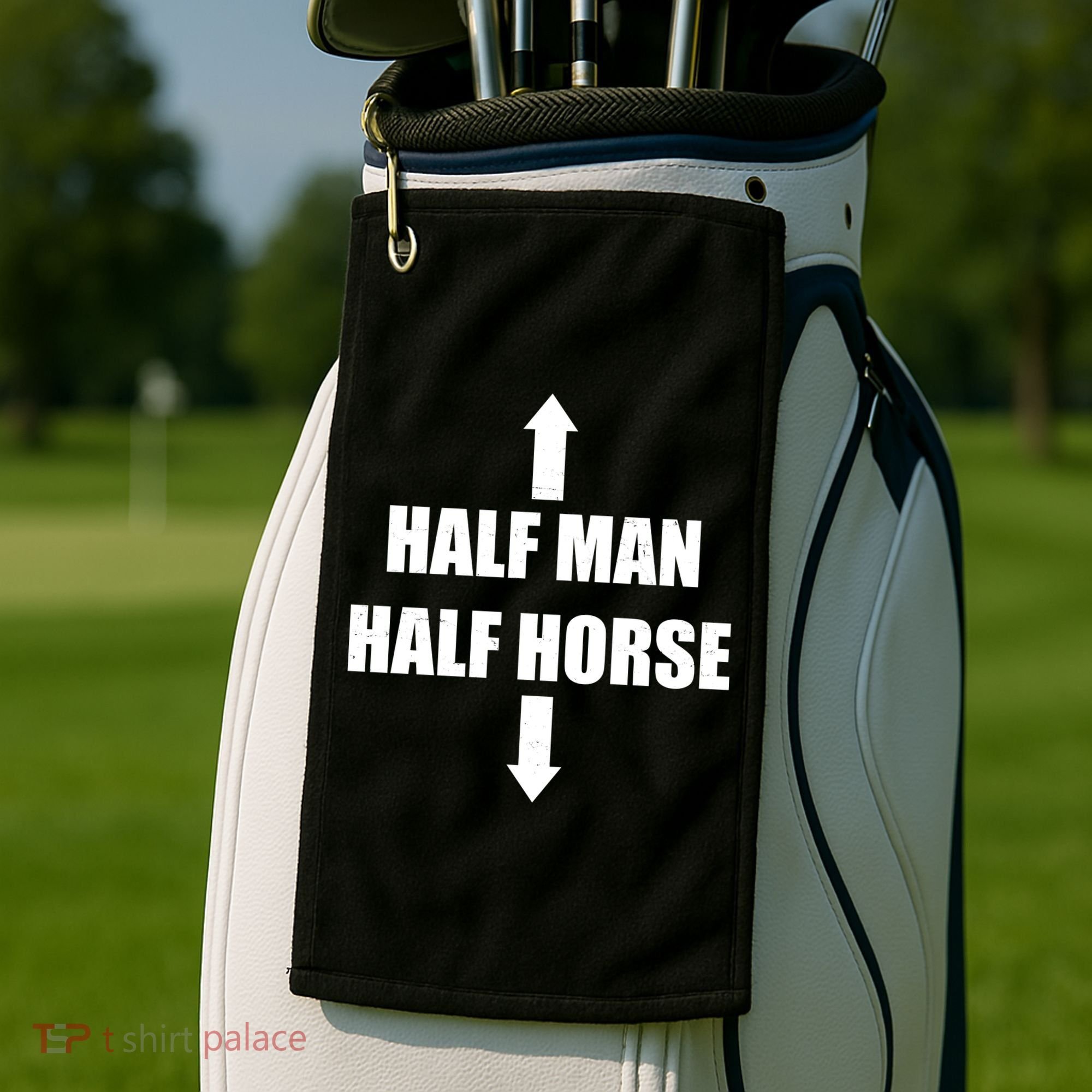 Half Man Half Horse Funny Golf Towel