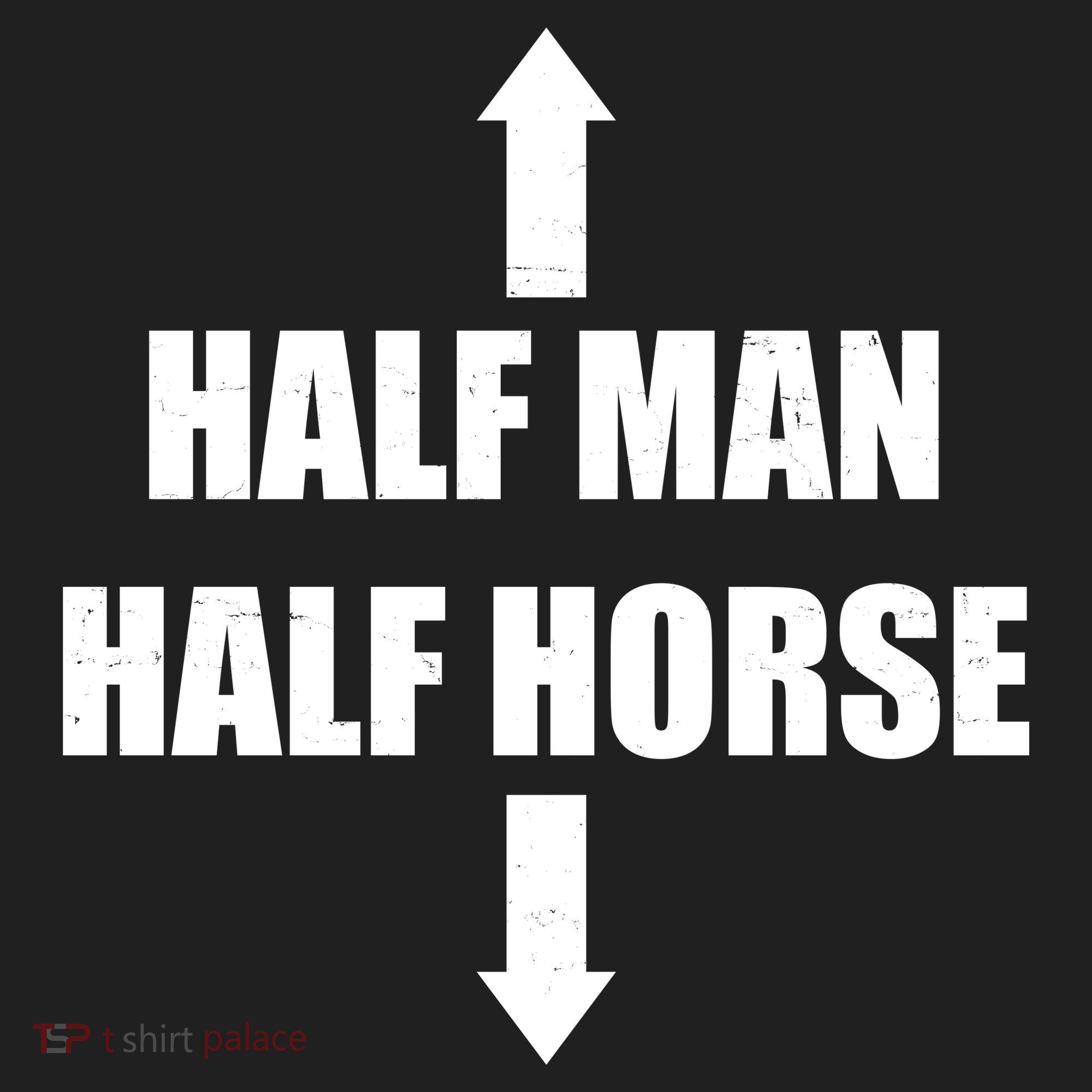 Half Man Half Horse Funny Golf Towel