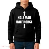 Half Man Half Horse Funny Kids Hoodie thumb 4