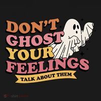 Halloween Mental Health Dont Ghost Your Feelings Toddler Hoodie thumb 2