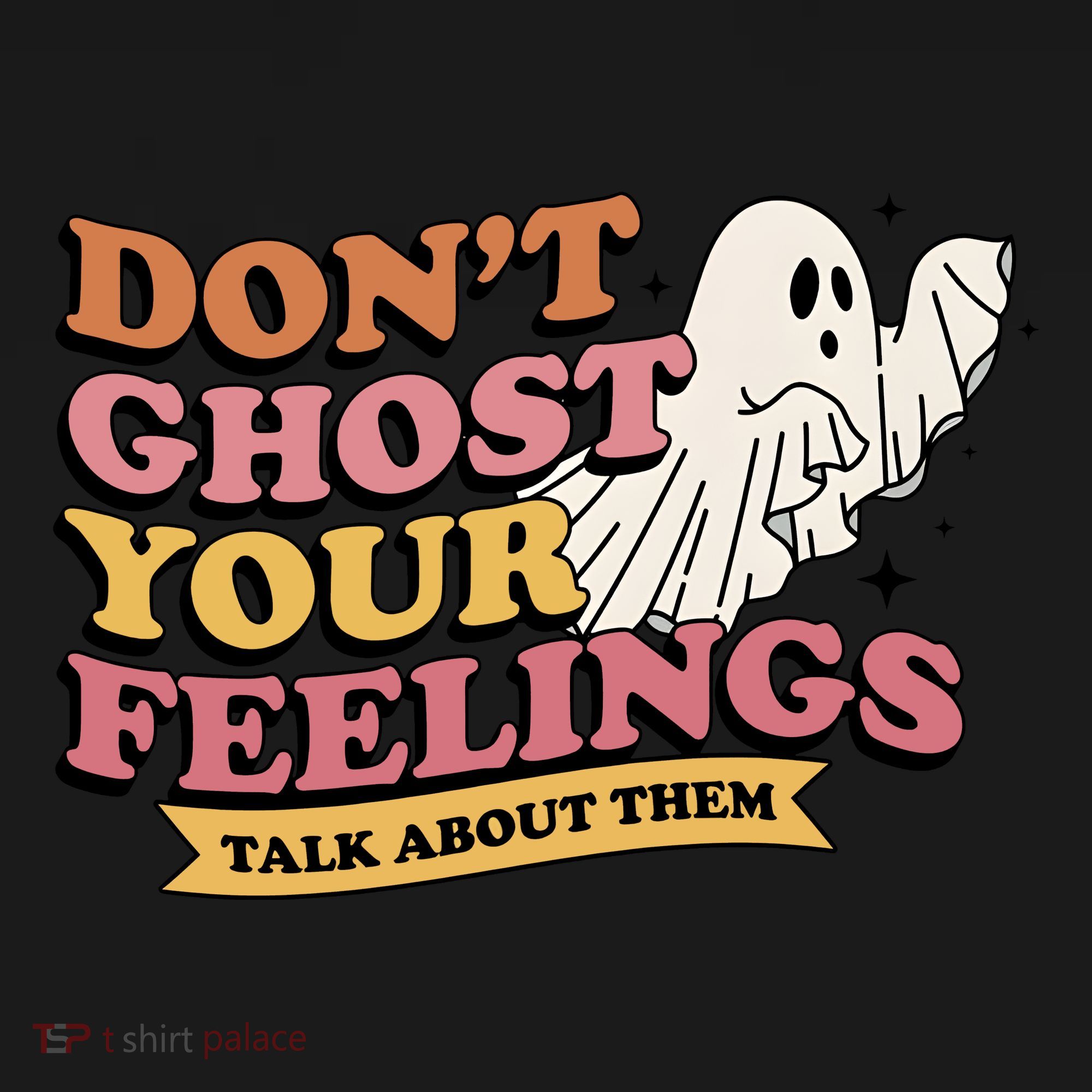 Halloween Mental Health Dont Ghost Your Feelings Tote Bag