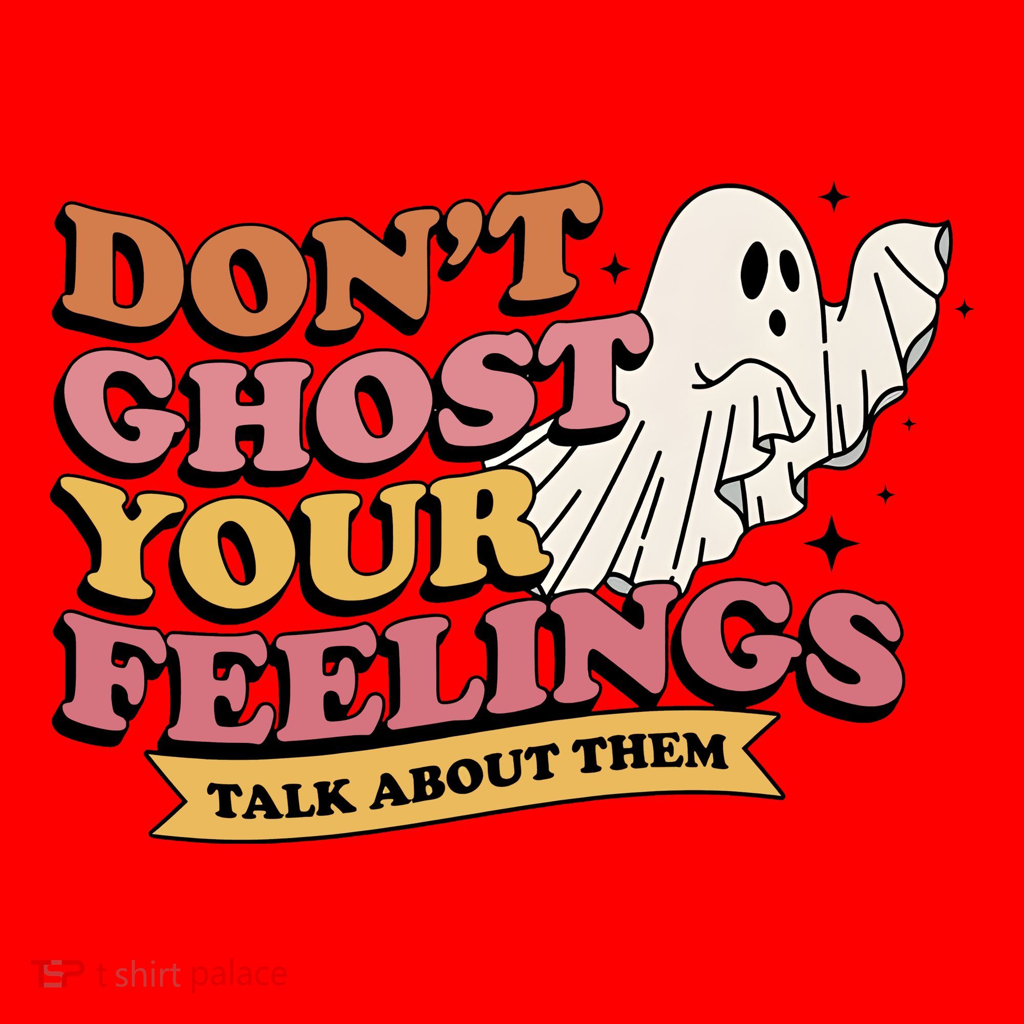 Halloween Mental Health Dont Ghost Your Feelings Santa Hat