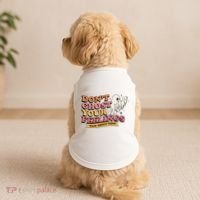 Halloween Mental Health Dont Ghost Your Feelings Doggie Tank thumb 2