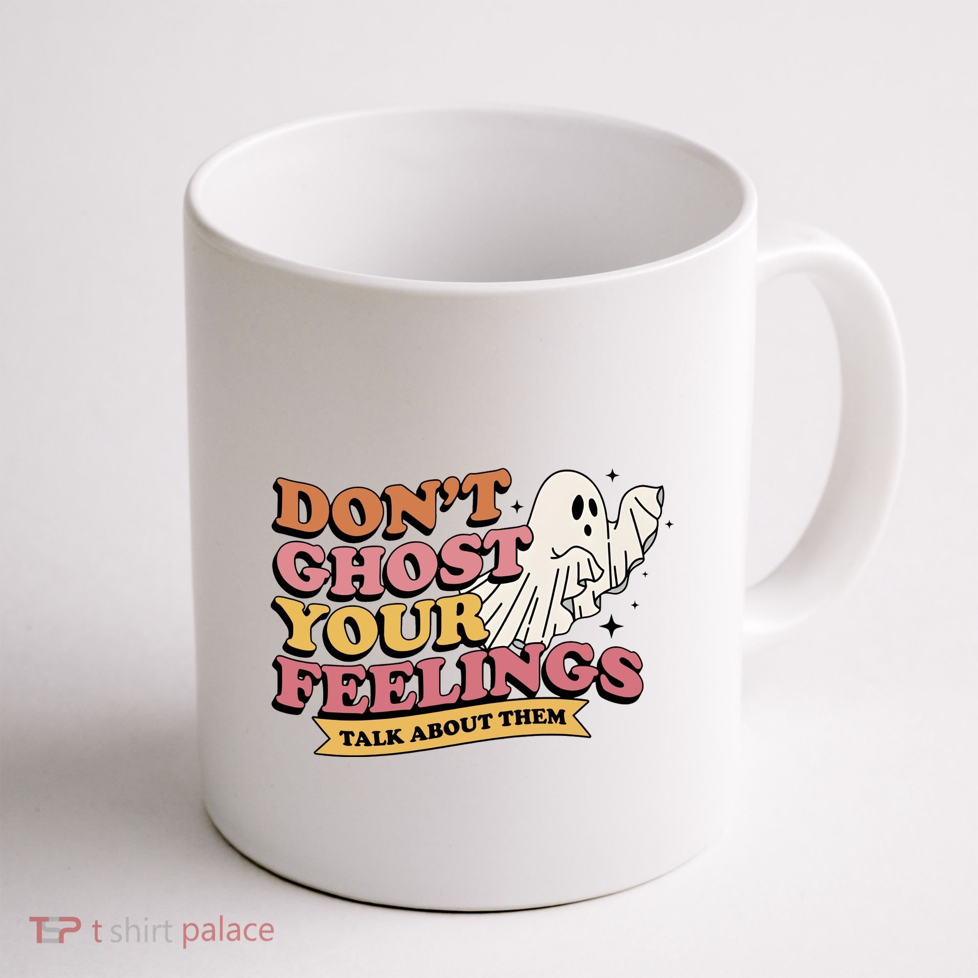 Halloween Mental Health Dont Ghost Your Feelings Coffee Mug