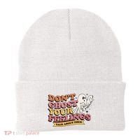 Halloween Mental Health Dont Ghost Your Feelings Beanie thumb 0