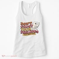 Halloween Mental Health Dont Ghost Your Feelings Women's Tank Top thumb 0